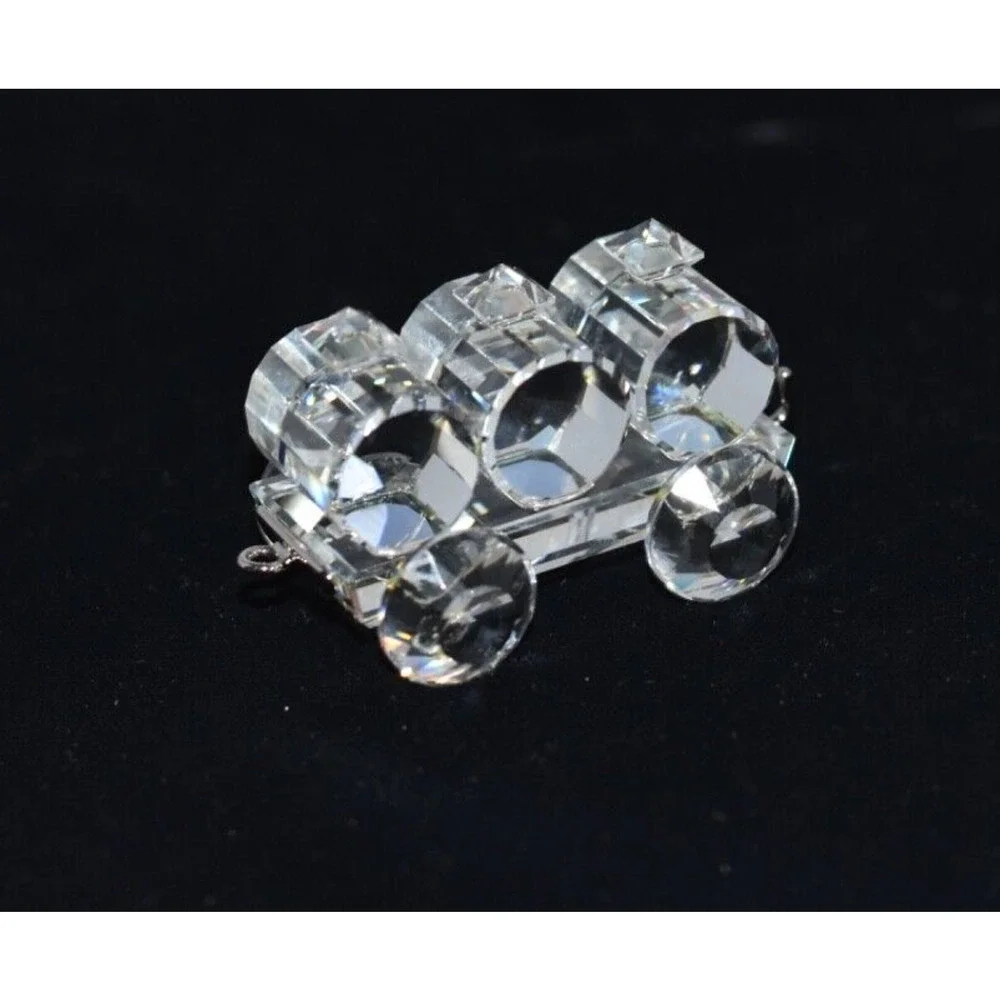 Swarovski Crystal Train Petrol Wagon Figurine 